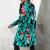 Plus Size Women Long Sleeve Open Front Loose Outerwear Casual Fashion Cardigan