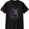 Colourful Wolf Mens Womens T-Shirt Wildlife Nature Unisex Novelty Gift Tee Funny