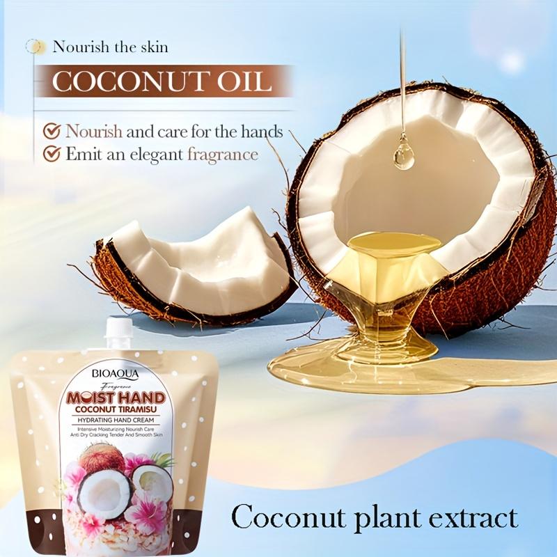 Coconut Tiramisu Moisturizing Hand Cream Improves Dry and Rough Skin, Leaving It Smooth, Soft, Hydrated, Radiant, and Nourished