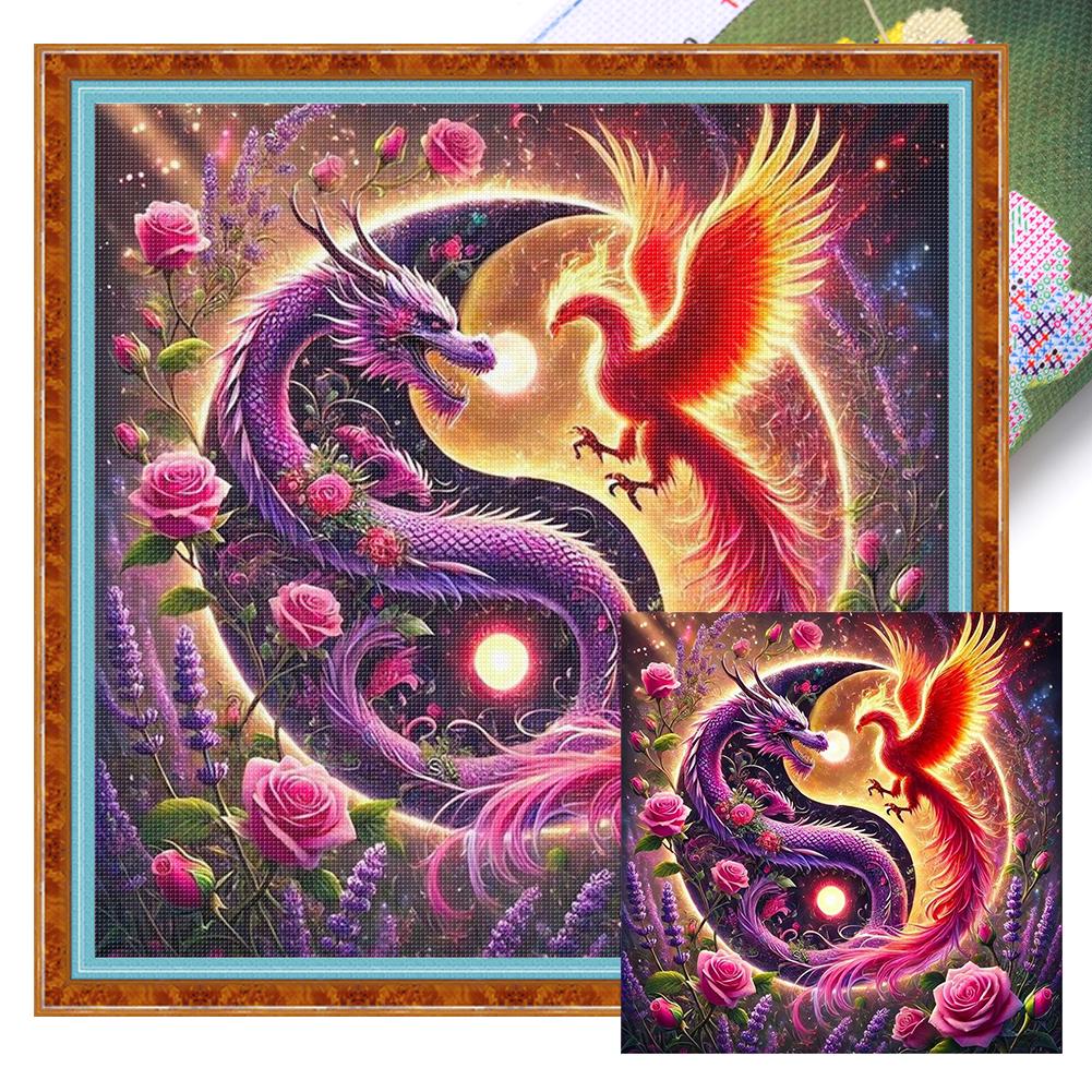 Tierdruck Kreuzstichset DIY 11CT Stickerei Handwerksset Heimdeko