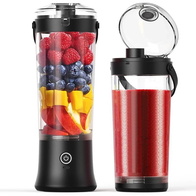 Batidora de vaso portátil recargable por USB multifuncional para batidos y jugos frescos