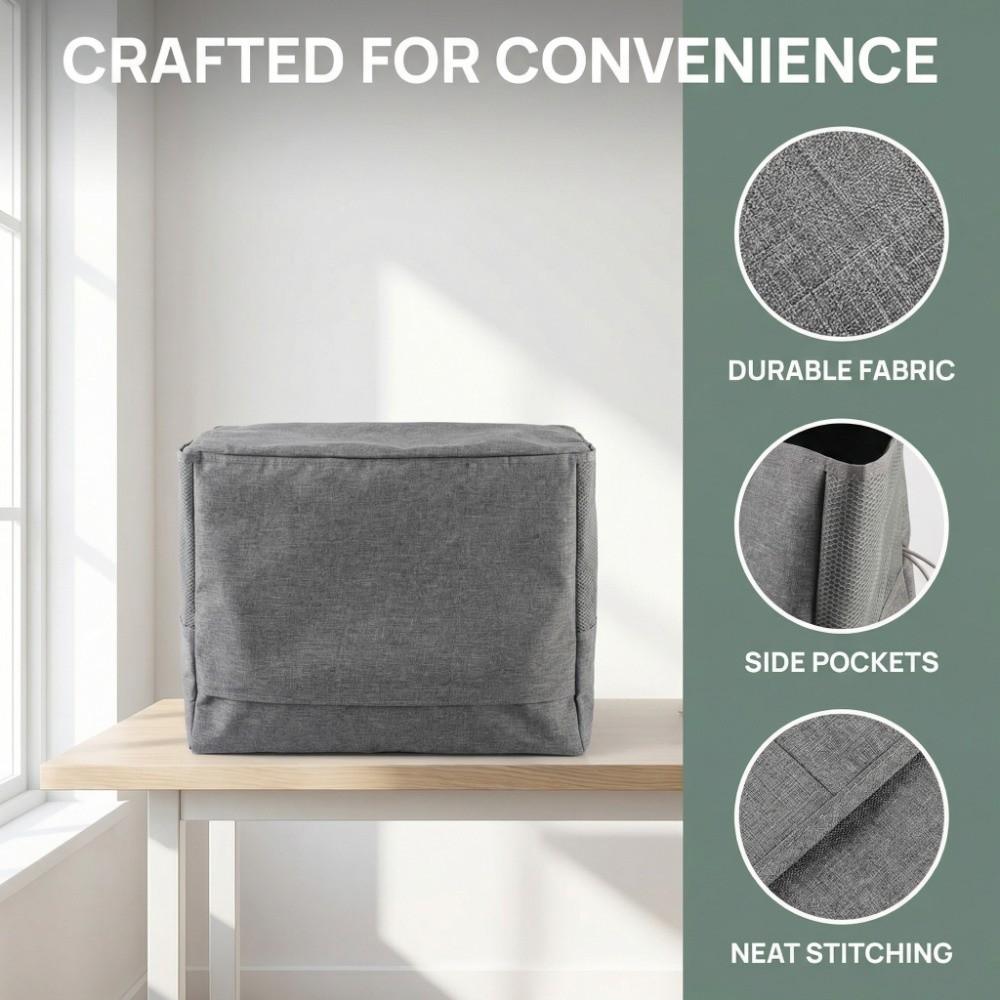 Oxford Cloth Dust Cover Gray Sewing Accessory Waterproof Storage Bag Home Use
