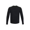 Under Armour Solid Color Crew Neck Sweater Men Sweater Black 1373684-001