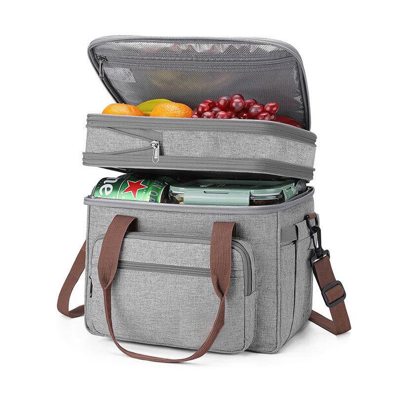 Zhishi Double-Layer Insulated Picnic Bag