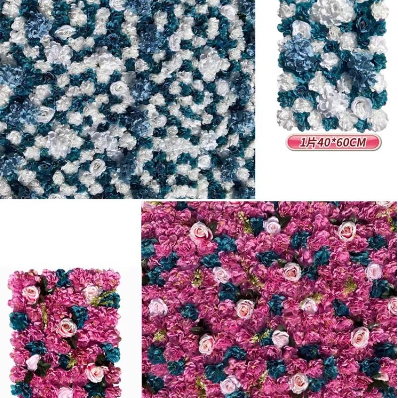 Simulated Flower Wall Rose Wall Photography Floral Props Fake Flower Silk Wedding Decoration Background Wall Atmosphere Durable