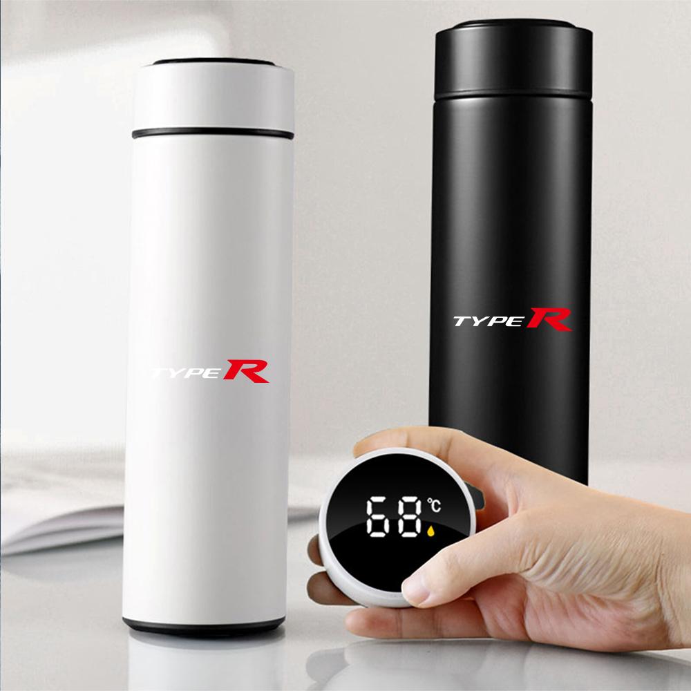 500ml Intelligent Temperature Display Leakproof Vacuum Flasks Coffee Cup For Honda Civer Accord Fit CR-V City Jazz Typer Odyssey CG3