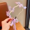 Fashion Tassel Hairband Novelty Headbands for Women Girls Sweet Butterfly Simple Streamer Tassel Headband Girls Hair Accessories