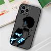 Anime B-Blue Lock For IPhone 17 Air 16 15 14 13 12 11 Pro Black Soft Cover Phone Case