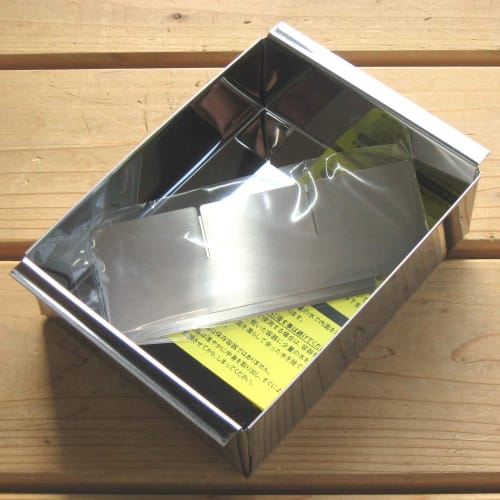 Shimotori Corporation Dessert Agar Mold, 6 Cavities, Stainless Steel, Made in Japan, C-001