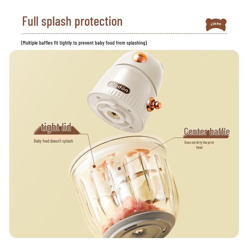 PLODON Multifunction Baby Food Processor CN plug (adapter included)
