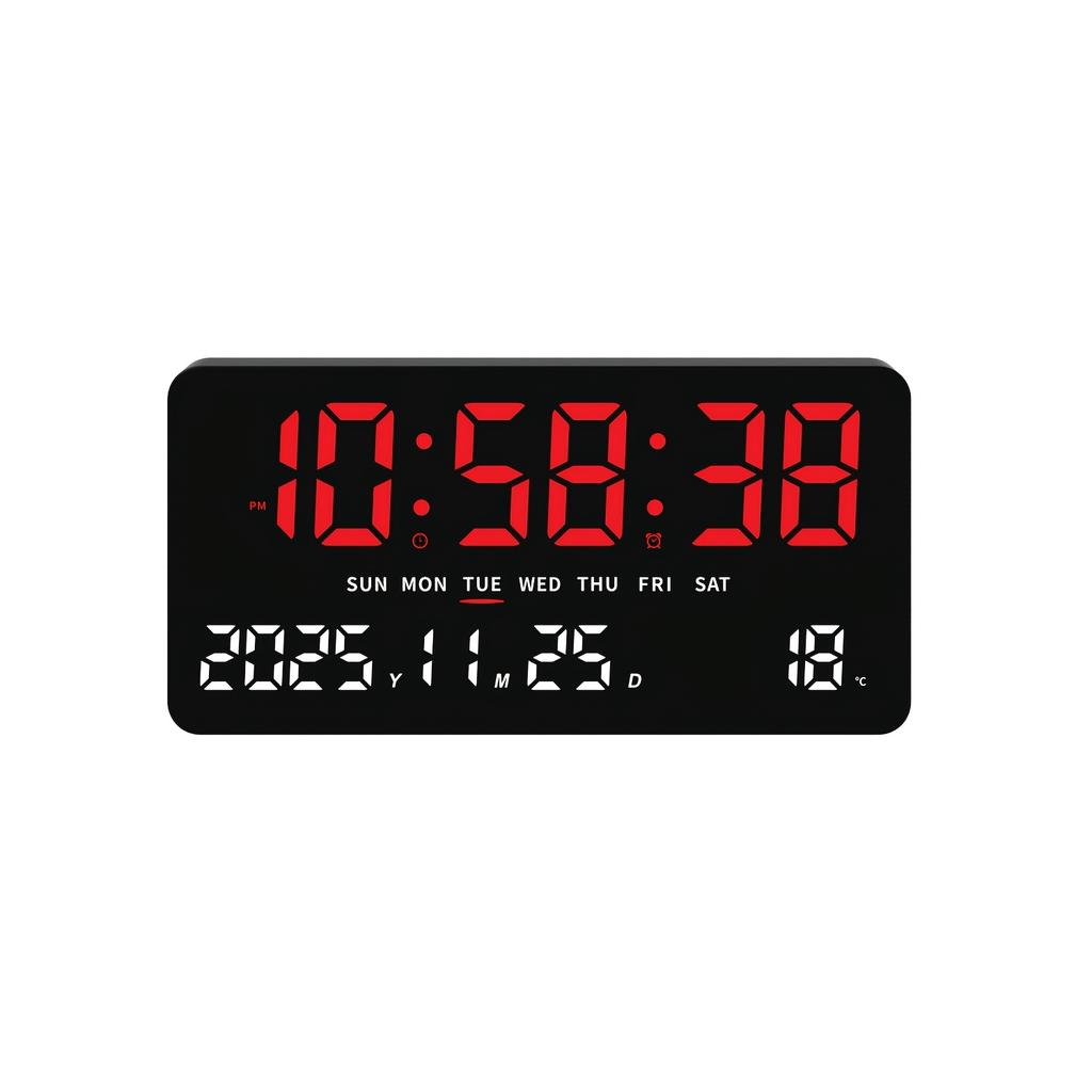 Simple Style 11-Inch High-Definition LED Large-Screen Clock