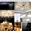 Graffiti WiFi Smart Touch Wall Switch, Alexa Compatible, Tempered Glass, Brazil Standard