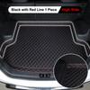 Car Trunk Mat For Hyundai Sonata 2015~2019 2016 2017 LF MK7 Cargo Storage Carpet Leather Pad Waterproof Cushion Auto Accessories
