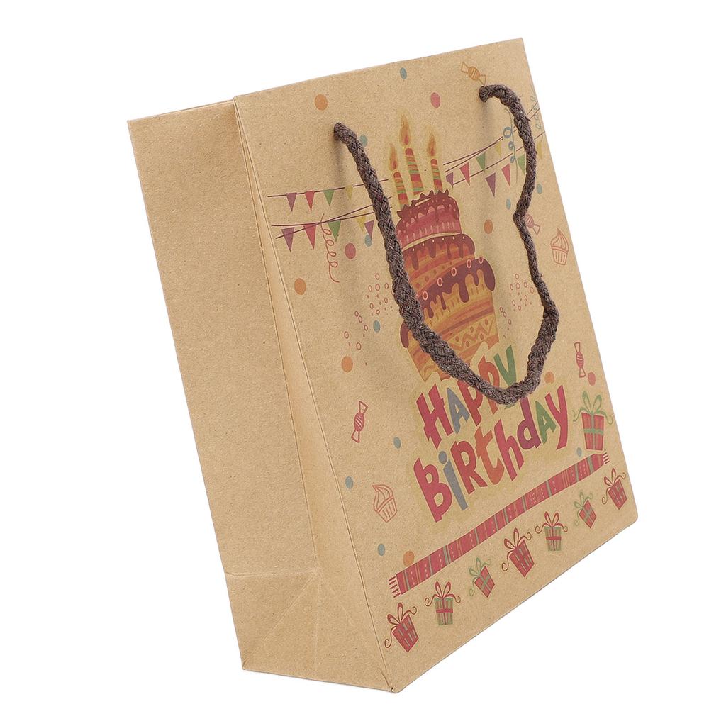 12pcs Birthday Gift Bags Cute Large Capacity Party Favor Bags Gift Favor Bags with Handle for Kids Girls