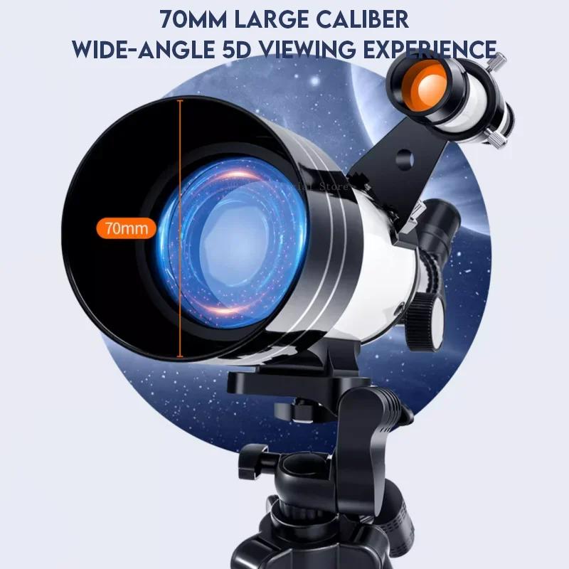 150 Times Professional Astronomical Telescope High-Power Portable Tripod Night Vision Deep Space Star View Moon Universe