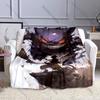 Free Shipping! Pokemon Gengar Print Blanket Warm Soft Comfortable Home Travel Blanket Sofa Bedding Cover Blanket Gift for Kids