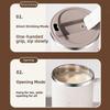Stainless Steel Insulated Coffee Cup 500ml Thermos Cup Durable Milk Coffee Mug  Student