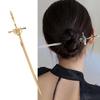 New Punk Metal Sword Hairpin Chinese Style Simple Hair Sticks for Women Diy Hairstyle Design Tools Accessories Dropshipping