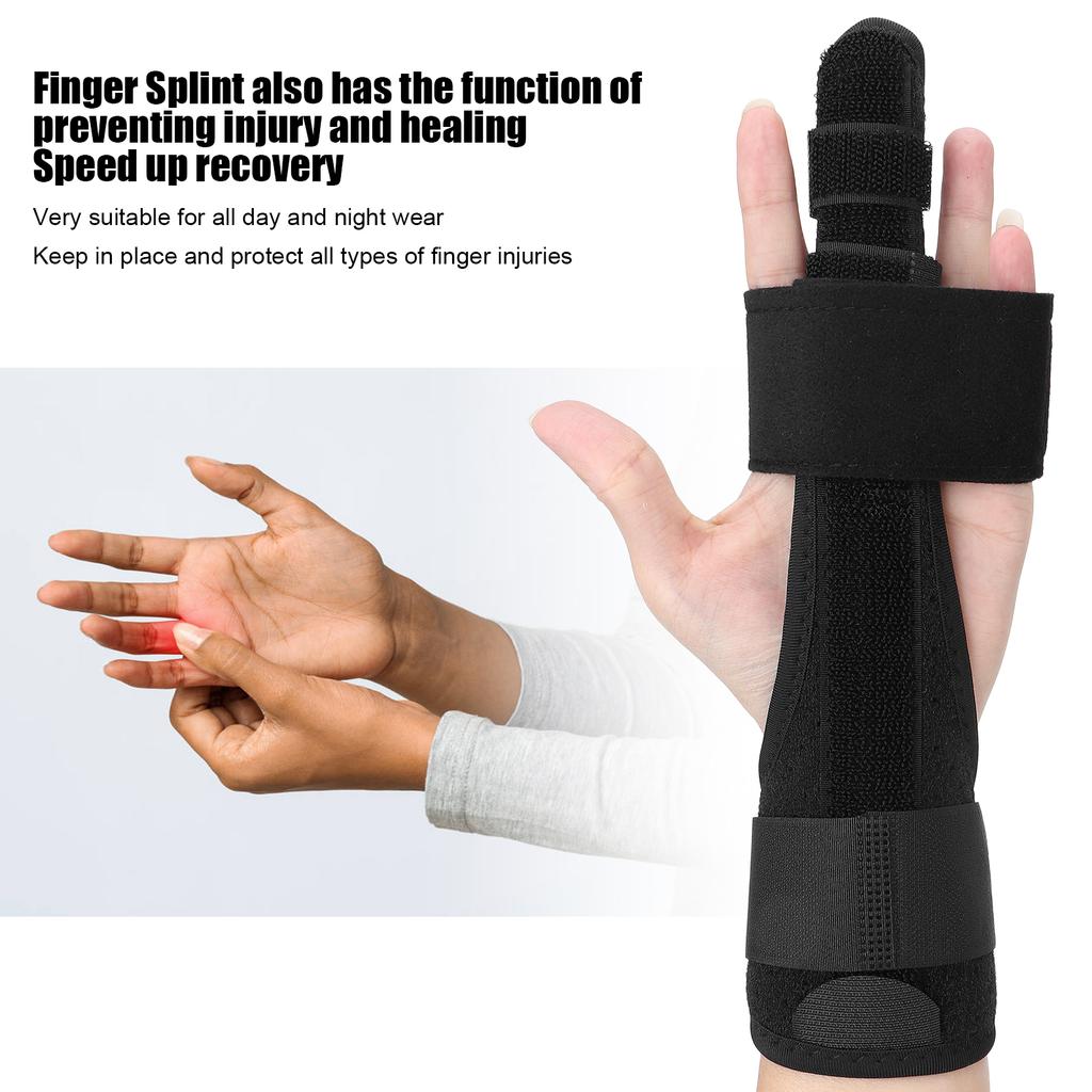 Trigger Finger Guard Splint Detachable Finger Straighter for Bent   Arthritic Finger Joints