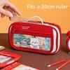 Large Capacity Pencil Storage Bag Cartoon Pen Organizer Pouch 9 Layers Pencil Case  Award Gifts
