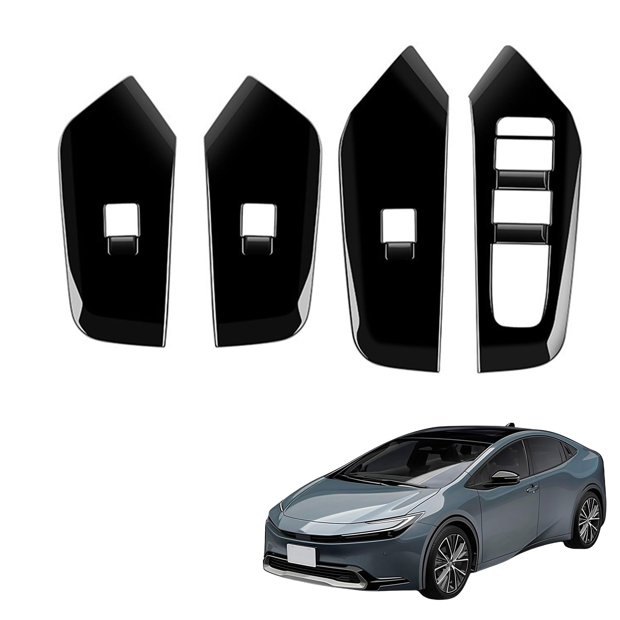 Kylorune Compatible with the new Prius 60 series, Prius 60 100mm чёрный