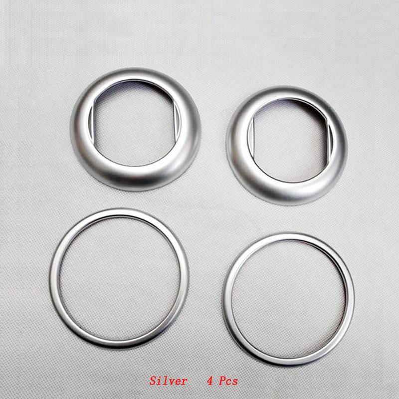 ABS Chrome Dashboard Air Vent Trim Cover Bezel Interior Garnish Front Water Glass Box Cover for Nissan NV200 Evalia 2010 2018