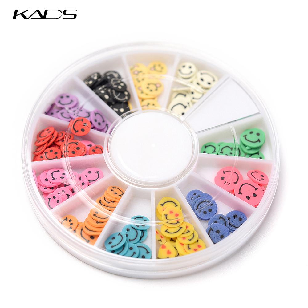 kads 3D ovocné plátky Dekorace na nehty Polymerová hmota Drobné květinové vzory motýlů Potřeby Nehty Příslušenství Dekorace