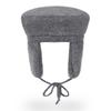 VARZAR VA Studded Fly Wool Beret Gray
