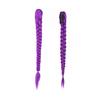 Lumi Ponytail Wig: Cross-Border E-Commerce Purple Wig with Colorful Braids & Dreadlocks