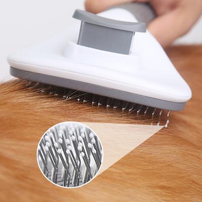Dog Cat Non-Slip Beauty Brush Dog Grooming Equipment Pet Hair Removal Comb Self Cleaning Slicker Brush Shedding Massage Comb