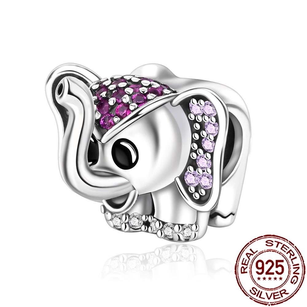 New Charms Copper Cat Dog Flamingo Chameleon Axolotl Animal Beads Fit Bracelet Necklace Women Diy Jewelry