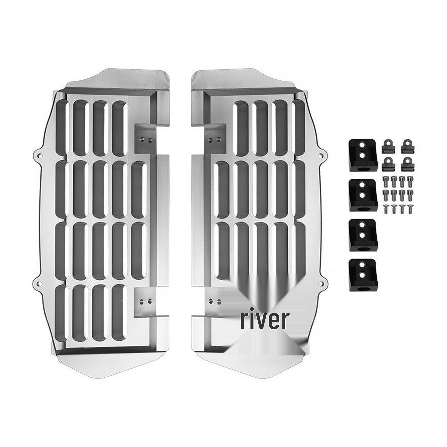 

Hengjian Kaixi KTM Off-road Radiator Guard 125-500 EXC/502 (2019-2023) Air Guide срібний