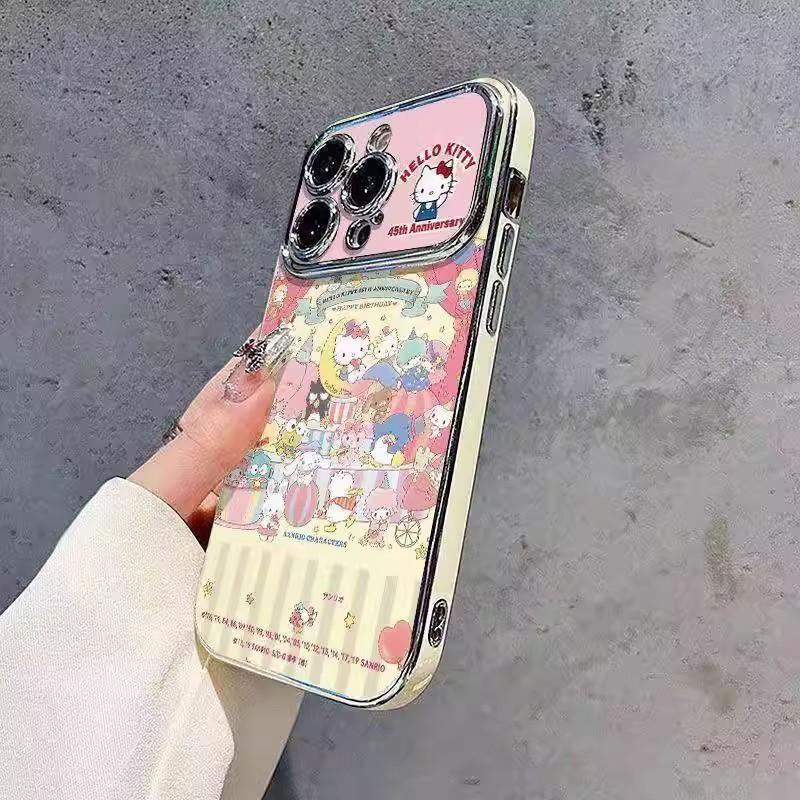Anime Katie for vivoiQOO13 all-inclusive phone case x200pro electroplating large windows s19 couple 18