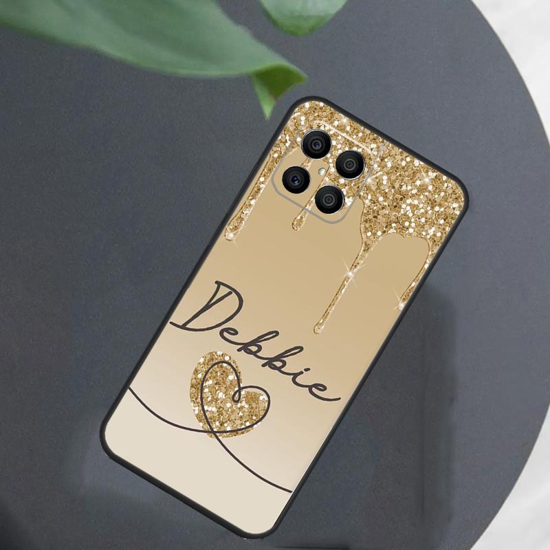Shinee Hearts Custom Name Initials For Huawei Honor X9a X7 X8 X9 50 70 P20 P40 P30 Lite Mate 50 Pro Nova 5T P Smart 2021 Case