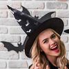 Witch Hat Hanger Witch Hat Halloween Hanger Decorations Seasonal Decor Masquerade Head Wear For Indoor Outdoor Yard Balcony