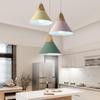 Luminária pendente LED criativa nórdica - Lustre de alumínio estilo europeu para bares e restaurantes