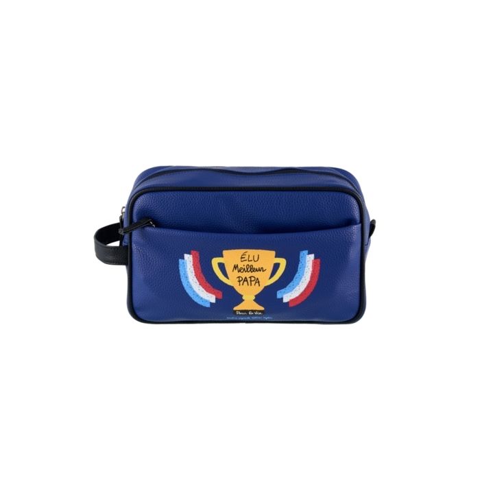 Trousse de toilette KARIM modèle Elu meilleur Papa - Derrière la porte (DLP)