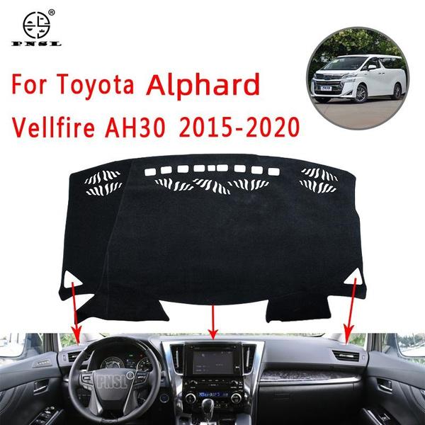 For Alphard Vellfire 30 AH30 2015~2022 Dashboard Cover Pat Dash Board Mat Carpet Dashmat Car Interior Sunshade Protect