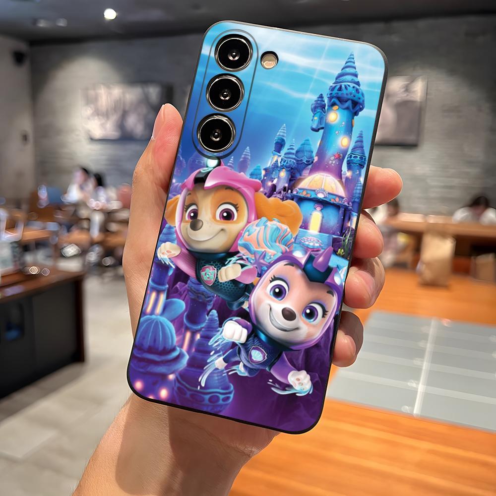 

Cartoon Paws P-Patrols Phone Case For Samsung S23 Ultra S24 S22 S20 Fe S21 Plus A54 A34 A24 A53 A13 A16 Back Cover Samsung s22