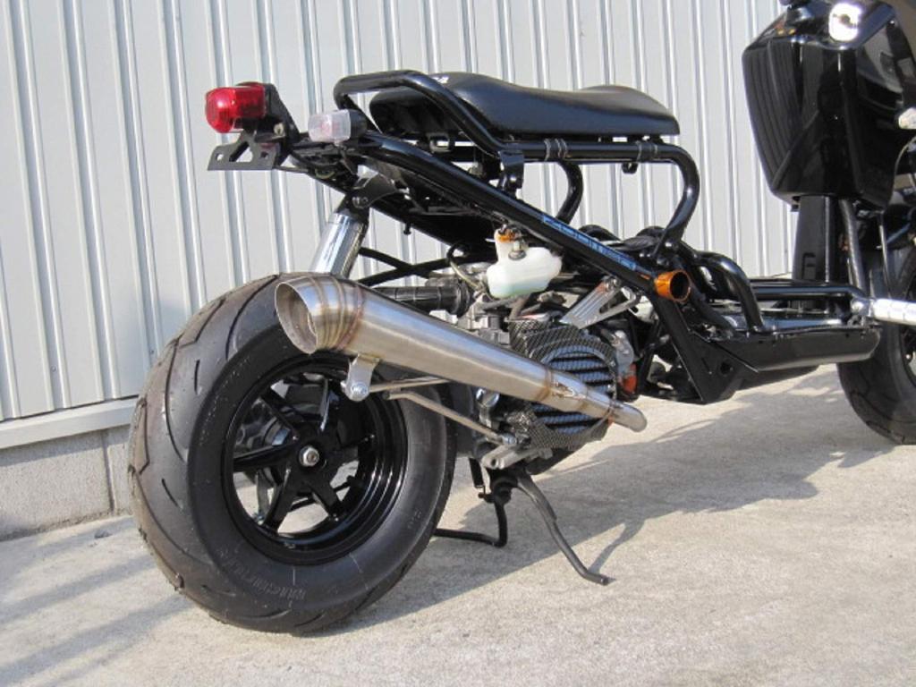 RinParts Breathing GP Racing 1103283 Stainless Steel Scooter Muffler for Zoomer