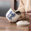 Zisha Ceramic Tea Caddy with Airtight Seal