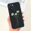 For OPPO A57 4G CPH2387 Case For OPPO A77 5G CPH2339 Soft Silicone Flower Phone Cover For OPPO A77S A57S A57e 2022 Funda TPU Bag