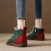 Women's large size soft elastic winter warm cold padded snow boots non-slip wear outdoor leisure sports Martin cotton boots