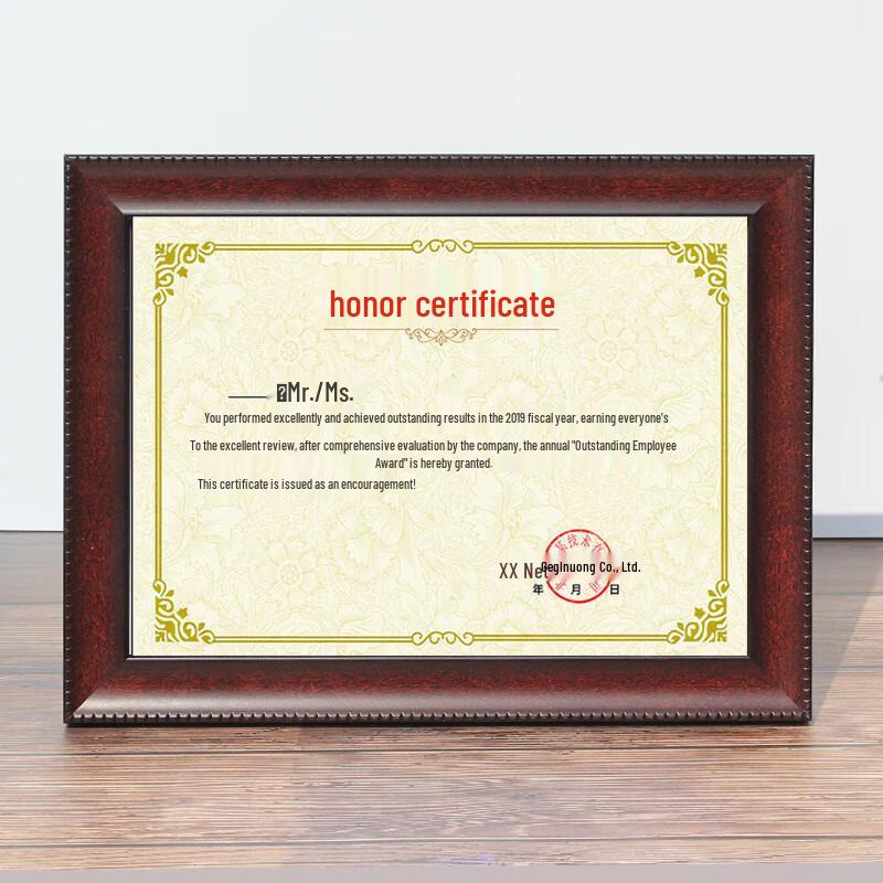 Cornice per Certificati e Premi da Parete Yingyou