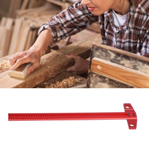 Square, Right-Angle Ruler, Woodworking Square, Combination Right-Angle Precision Ruler, Woodworking Ruler, Saw Guide, T-Angle Ruler, Right-Angle Marke