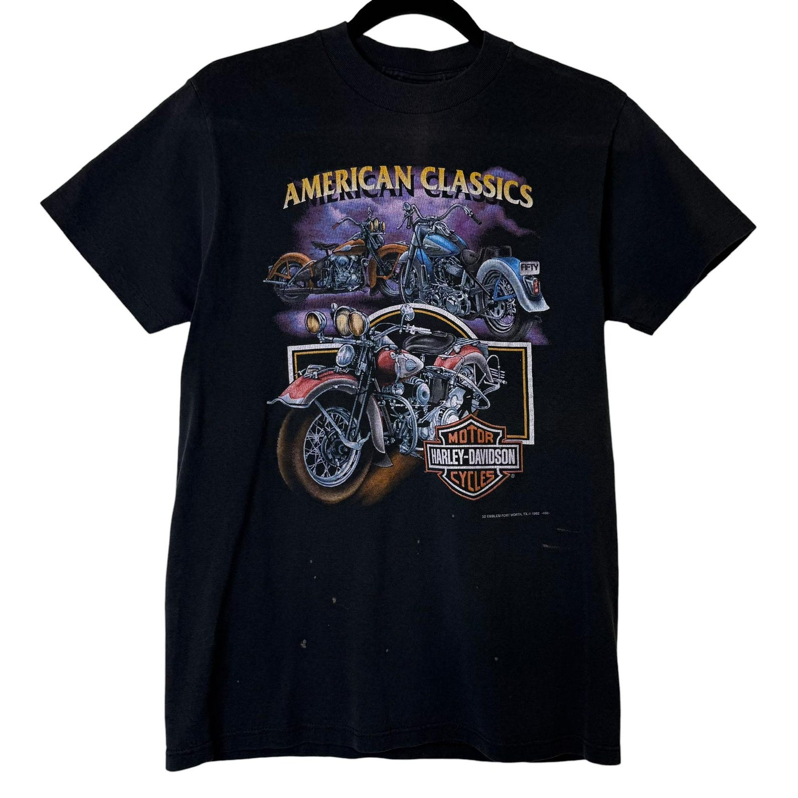 1992 Harley Davidson American Classics T shirt Sz M (A9711) M