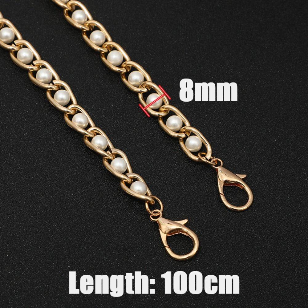 40/60/80/100/120cm Purse Bead Chain Strap for DIY Replacement Women Shoulder Crossbody Handbags Chain Bag Straps Hardware