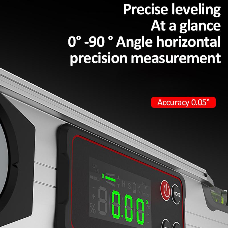 Digital Protractor Angle Finder Bubble Magnetic Spirit Level Electronic Level 0-90° Inclinometer High Precision Leveling Tools