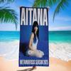 A-aitana O-ocana Singer Anmie Microfiber Printed Beach Towel Mountain Climbing Yoga Beach Swimming Running Absorbent Soft Towel