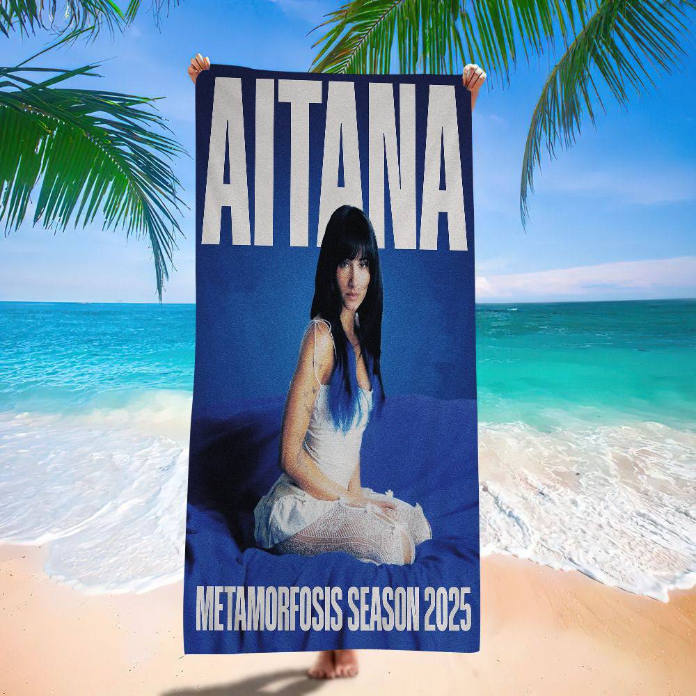 A-aitana O-ocana Singer Anmie Microfiber Printed Beach Towel Mountain Climbing Yoga Beach Swimming Running Absorbent Soft Towel